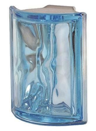 Luksfer pustak szklany Angolare Aquamarina O Met Seves Design Luksfer pustak szklany Angolare Aquamarina O Met Seves Design