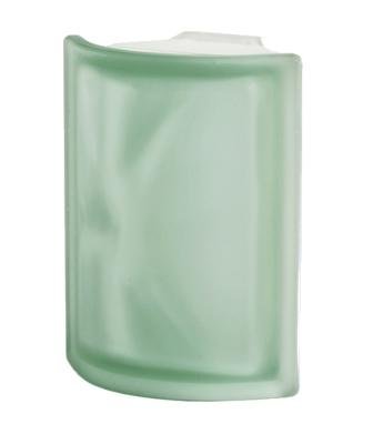Luksfer pustak szklany Angolare Verde O Sat Seves Design Luksfer pustak szklany Angolare Verde O Sat Seves Design