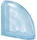 Luksfer pustak szklany Ter Curved Aquamarina O Seves Design Luksfer pustak szklany Ter Curved Aquamarina O Seves Design