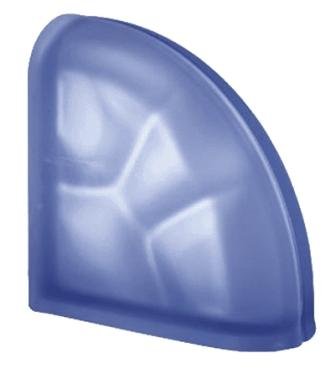 Luksfer pustak szklany Ter Curved Blue O Sat Seves Design Luksfer pustak szklany Ter Curved Blue O Sat Seves Design