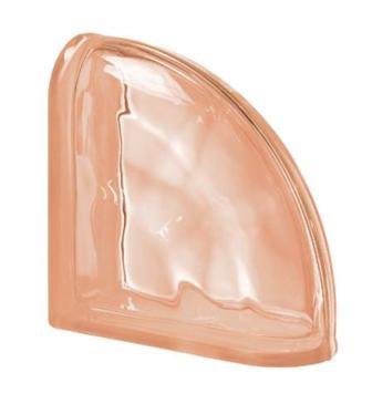 Luksfer pustak szklany Ter Curved Rosa O Seves Design Luksfer pustak szklany Ter Curved Rosa O Seves Design