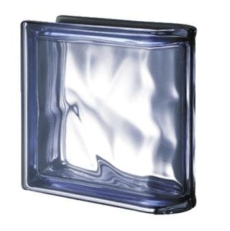 Luksfer pustak szklany Ter Lineare Blue O Met Seves Design Luksfer pustak szklany Ter Lineare Blue O Met Seves Design