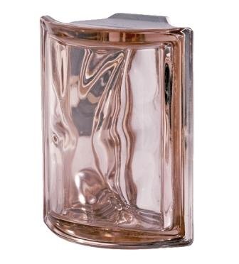 Luksfer pustak szklany Angolare Rosa O Met Seves Design Luksfer pustak szklany Angolare Rosa O Met Seves Design
